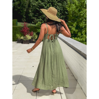Robe longue Jaden - Kaki