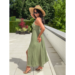 Robe longue Jaden - Kaki