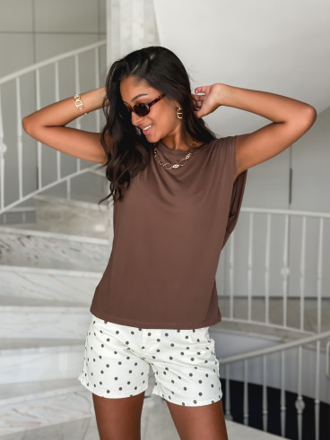 Blouse Irisa - Chocolat