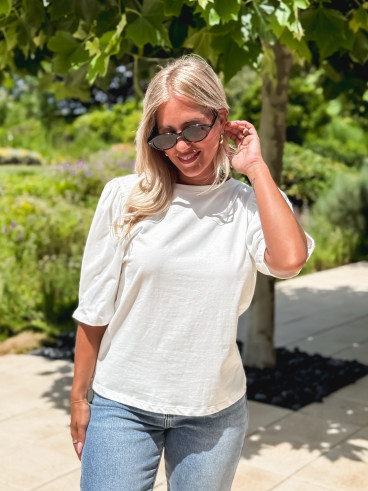 T-shirt Madelea - Blanc