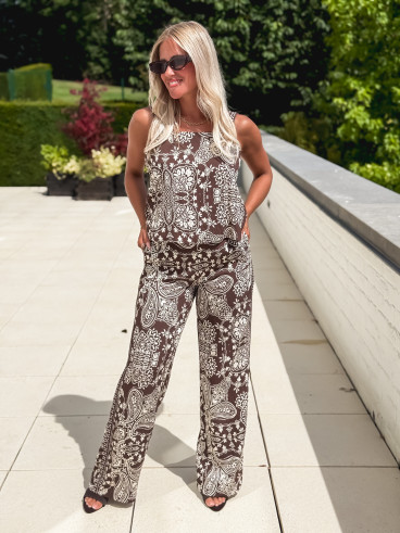 Pantalon Kylie - Chocolat