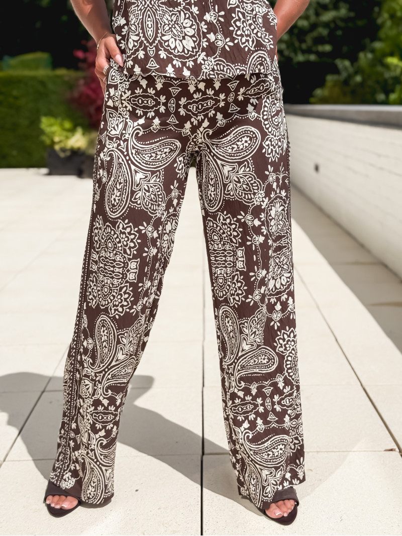 Pantalon Kylie - Chocolat Pantalon Kylie - Chocolat