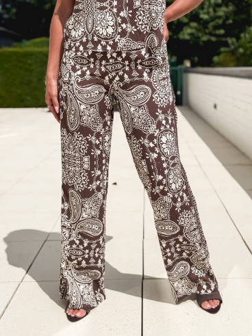Pantalon Kylie - Chocolat Pantalon Kylie - Chocolat
