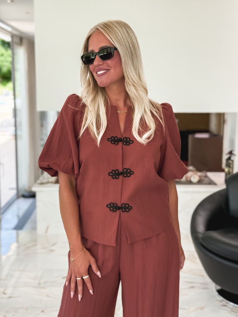 Blouse Nikita - Terracotta