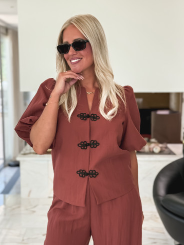 Blouse Nikita - Terracotta