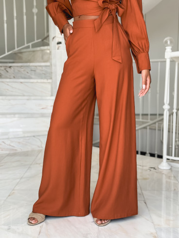 Pantalon Sherley - Terracotta