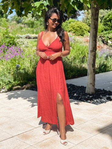 Robe longue Jaden - Terracotta