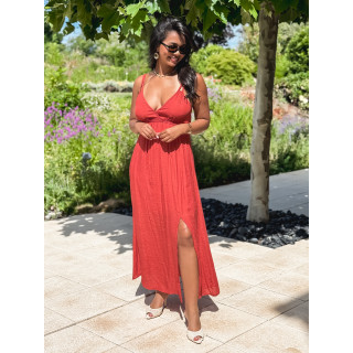 Robe longue Jaden - Terracotta
