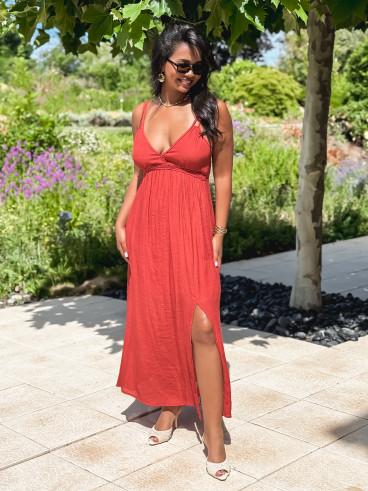 Robe longue Jaden - Terracotta