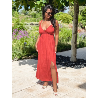 Robe longue Jaden - Terracotta