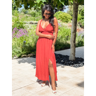 Robe longue Jaden - Terracotta