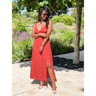 Robe longue Jaden - Terracotta