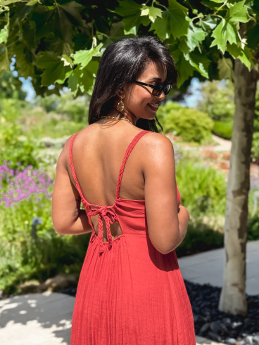 Robe longue Jaden - Terracotta