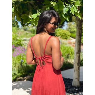 Robe longue Jaden - Terracotta
