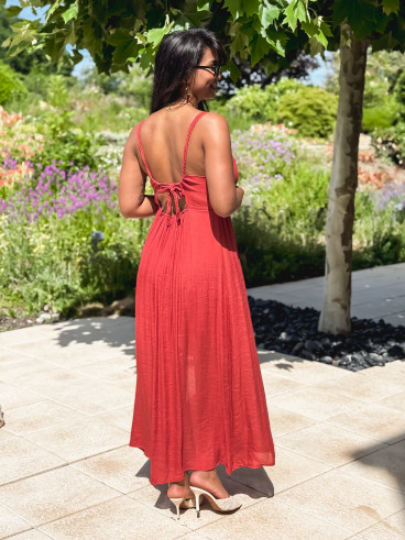 Robe longue Jaden - Terracotta