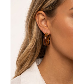 Boucles d'oreilles Ophélis - Ambre