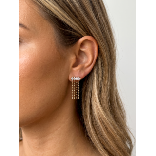Boucles d'oreilles Nielle - Doré