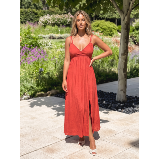 Robe longue Jaden - Terracotta