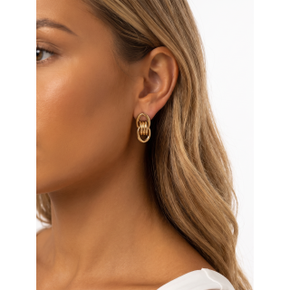 Boucles d'oreilles Darmera - Doré