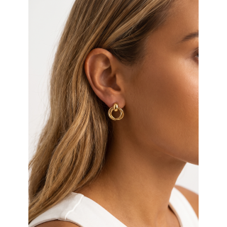 Boucles d'oreilles Garrya - Doré
