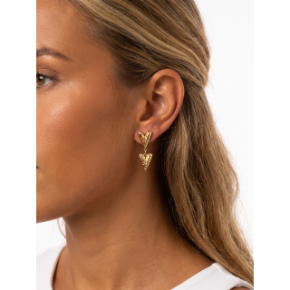 Boucles d'oreilles Vélla - Doré