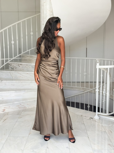 Robe longue Maryline - Kaki