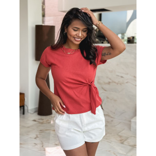Blouse Haruka - Terracotta