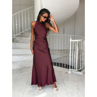Robe longue Maryline - Bordeaux