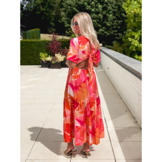 Robe longue Chaya - Orange