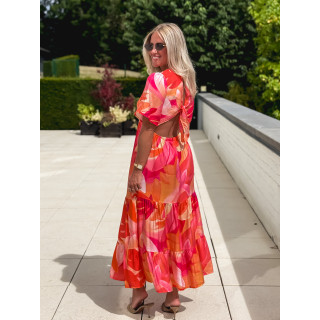 Robe longue Chaya - Orange