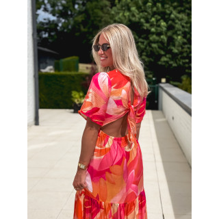 Robe longue Chaya - Orange