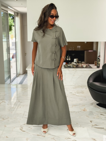 Blouse Azuna - Kaki