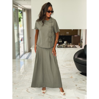 Blouse Azuna - Kaki
