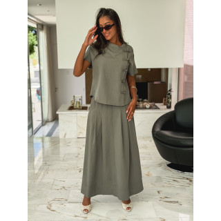Blouse Azuna - Kaki