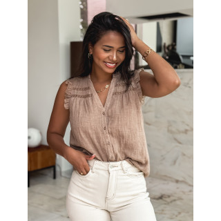 Blouse Agathe - Taupe