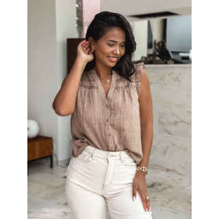 Blouse Agathe - Taupe