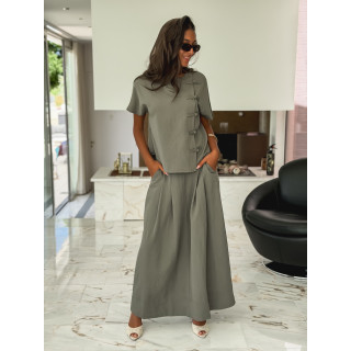 Blouse Azuna - Kaki