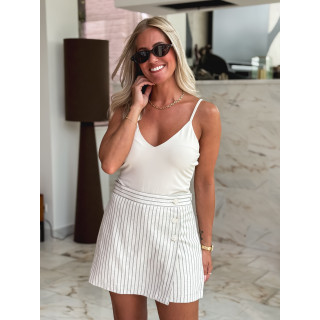 Jupe short lignée Ola - Beige