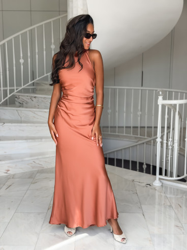 Robe longue Maryline - Terracotta
