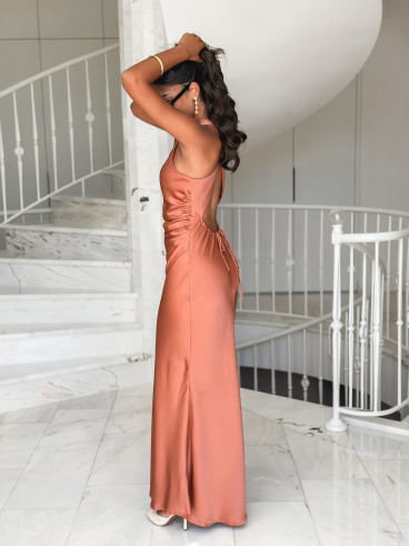 Robe longue Maryline - Terracotta