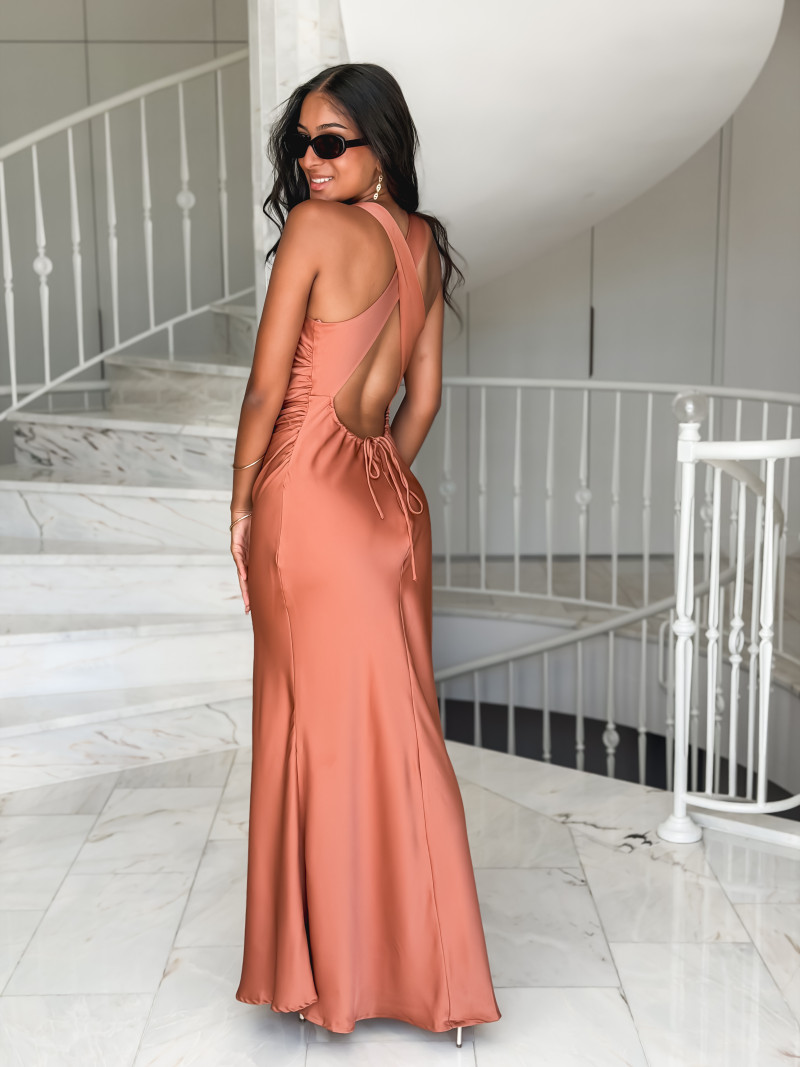 Robe longue Maryline - Terracotta