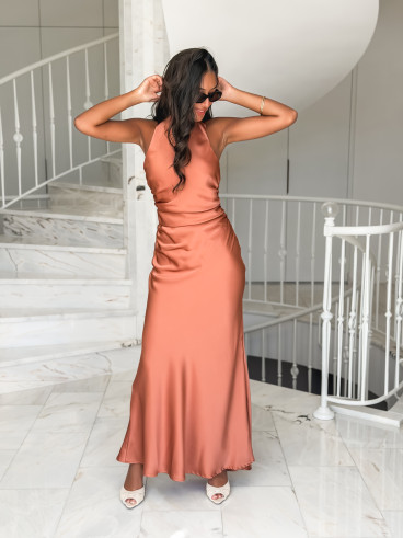 Robe longue Maryline - Terracotta
