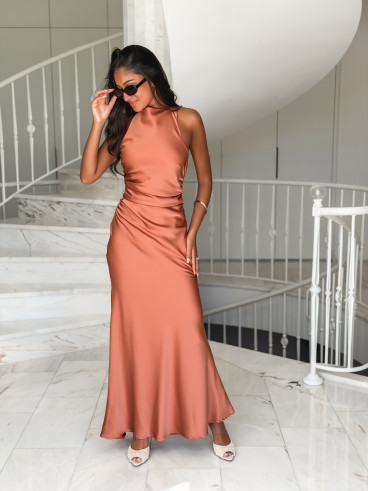 Robe longue Maryline - Terracotta