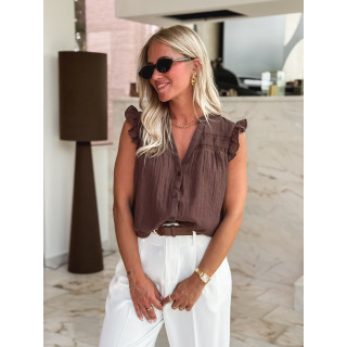 Blouse Agathe - Chocolat