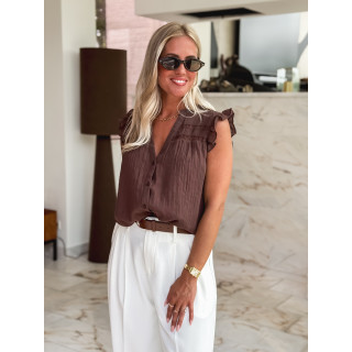 Blouse Agathe - Chocolat