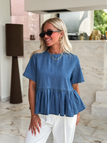 Blouse Bleuette - Bleu