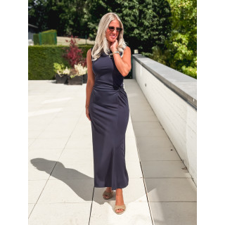 Robe longue Astrée - Marine