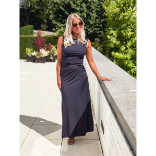 Robe longue Astrée - Marine