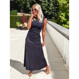 Robe longue Astrée - Marine