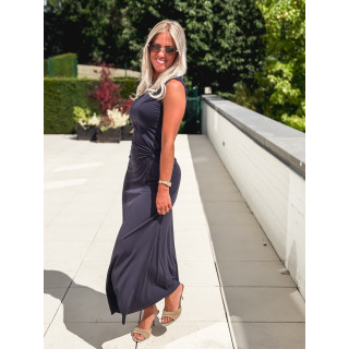 Robe longue Astrée - Marine